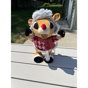 Gemmy Dancing And Singing Rudolph The Red Nosed Reindeer‎  TESTED WORKS